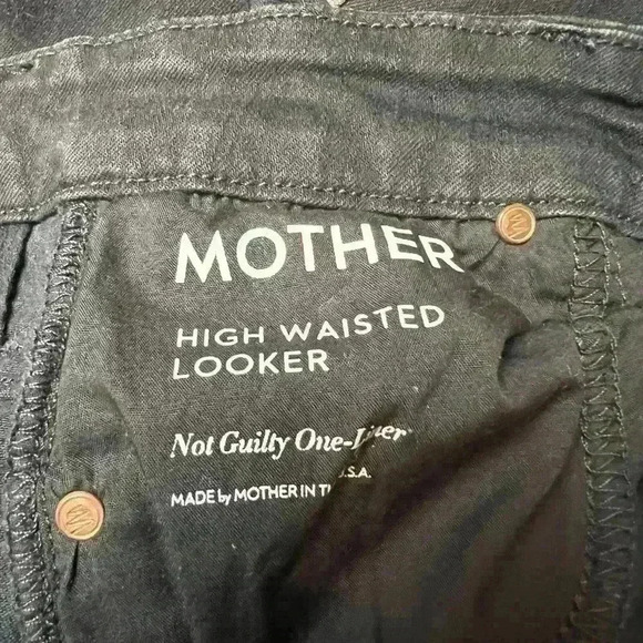 MOTHER High Wasted Looker Not guilty one-liner Size 25 - Picture 8 of 11
